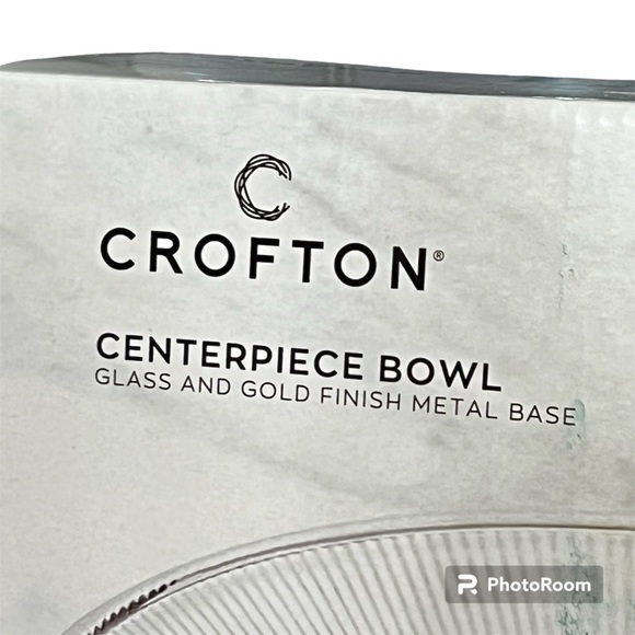 Crofton Centerpiece Bowl Smoked Glass - Picture 5 of 9